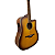 Violão Folk Elétrico Aço Hofma com Cutway HMP350 STCS - Imagem 5