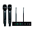 Microfone Sem Fio Duplo Kadosh UHF Recarregável K492M Rec B6 - Imagem 1