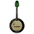 Kit Banjo Marques Elétrico Verde A20C Aro Cromado Acessórios - Imagem 3