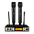 Kit Microfone Sem Fio Duplo Kadosh K402M e 2 Cabos XLR - Imagem 2