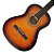 Violão de Nylon Acústico Sunburst MYTH MT39N Base - Imagem 9