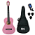 Kit Violão de Nylon Acústico Pink MYTH MT39N e Acessórios - Imagem 1
