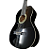 Kit Violão De Nylon Acústico Preto MYTH MT39N Base Capa Palhetas - Imagem 9
