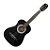 Kit Violão Infantil de Nylon Myth MT34N 1/2 Black e Capa - Imagem 4