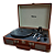 Vitrola Raveo Sonetto Chrome Brown Com Toca Disco Bluetooth - Imagem 6
