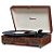 Vitrola Raveo Sonetto Vintage Brown Com Toca Disco Bluetooth - Imagem 1