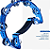 Pandeirola Meia Lua Cristal Torelli Tp316 Azul Profissional - Imagem 8