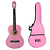 Kit Violão de Nylon Acústico Pink MYTH MT39N e Capa Rosa - Imagem 1