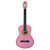 Kit Violão de Nylon Acústico Pink MYTH MT39N Capa Palhetas - Imagem 2