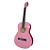 Kit Violão de Nylon Acústico Pink MYTH MT39N Capa Palhetas - Imagem 3