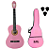Kit Violão de Nylon Acústico Pink MYTH MT39N Capa Palhetas - Imagem 1