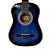 Violão de Nylon Acústico Blue Sunburst Infantil Myth MT34N - Imagem 3