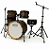 Bateria Acústica Cross RMV Sem Banco e Sem Pratos Bumbo 22 - Imagem 1