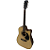 Violão De Aço Cort  Eletroacústico Cutway AD880CE NS Com Bag - Imagem 3