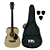 Kit Violão De Aço Cort Eletroacústico AF150E Capa Palhetas - Imagem 1