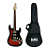 Kit Guitarra Stratocaster Sunburst Rockwave RW50 SB Com Capa - Imagem 1