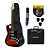 Kit Guitarra Stratocaster Sunburst Rockwave RW50 Acessórios - Imagem 1