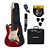 Kit Guitarra Stratocaster Vermelha Rockwave RW50 Acessórios - Imagem 1