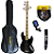 Kit Contrabaixo 5 Corda Preto Waldman GJJ205X BBK Acessórios - Imagem 1