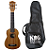 Kit Ukulele Soprano Eletroacústico Shelby SU21ME STNT Capa - Imagem 1