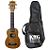 Kit Ukulele Soprano Shelby SU21M STNT Em Mogno Com Capa - Imagem 1