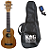 Kit Ukulele Soprano Shelby SU21M STNT Em Mogno Capa Afinador - Imagem 1