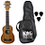 Kit Ukulele Soprano Shelby SU21M STNT Em Mogno Capa Palhetas - Imagem 1