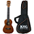 Kit Ukulele Concert Shelby SU23M STNT Com Capa Extra Luxo - Imagem 1
