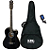 Kit Violão Aço Acústico Preto Myth MT39SC Capa e Afinador - Imagem 1