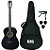 Kit Violão Nylon Acústico MXT 39C BK Preto Com Acessórios - Imagem 1