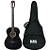 Kit Violão Nylon Acústico MXT 39C BK Preto Com Capa - Imagem 1