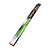 Baqueta 7A Liverpool Neon Fluorescente Verde Luminous Series - Imagem 4