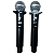 Microfone Sem Fio Duplo De Mão Kadosh K392M B6 UHF - Imagem 2