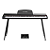 Piano Digital Kadosh 88 Teclas Sensitivas Key Power Kp880 BK - Imagem 3