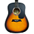 Violão Eletroacústico Folk Michael SunBurst FOLK VMF360 SM - Imagem 3