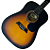 Violão Eletroacústico Folk Michael SunBurst FOLK VMF360 SM - Imagem 8