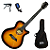 Violão Aço Elétrico Michael Mini Jumbo Bag+Capo+Afinador - Imagem 1