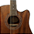 Violão Aço Eletroacústico Folk Cutaway Cort AD880 MCE e Capa - Imagem 8