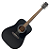 Violão de Aço Eletroacústico Folk Cort AD810E BKS - Imagem 1