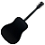 Violão de Aço Eletroacústico Folk Cort AD810E BKS - Imagem 2