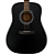 Violão de Aço Eletroacústico Folk Cort AD810E BKS - Imagem 3