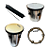 Kit Resenha GOPE Pandeiro, Rebolo, Repique 10" Reco Guiro - Imagem 2