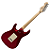 Guitarra Stratocaster Vermelha Michael MysticTone GMS130 SSS - Imagem 2