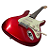 Guitarra Stratocaster Vermelha Michael MysticTone GMS130 SSS - Imagem 5