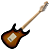 Guitarra Stratocaster Sunburst Michael MysticTone GMS130 SSS - Imagem 2