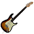 Guitarra Stratocaster Sunburst Michael MysticTone GMS130 SSS - Imagem 1