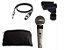 Microfone Com Fio Profissional Leson Sm58 Plus Com Cachimbo - Imagem 2