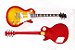 Guitarra Vogga Elétrica Les Paul Cherryburst VCG621N CS - Imagem 3