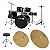 Bateria Pro Fire Bumbo 20 Preta Ds-503 ferragem Cromada - Imagem 6