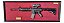 QUADRO DECORATIVO EM RESINA FUZIL M4A1 - COMBAT AIRSOFT COR PRETO FUNDO VERMELHO - Imagem 2